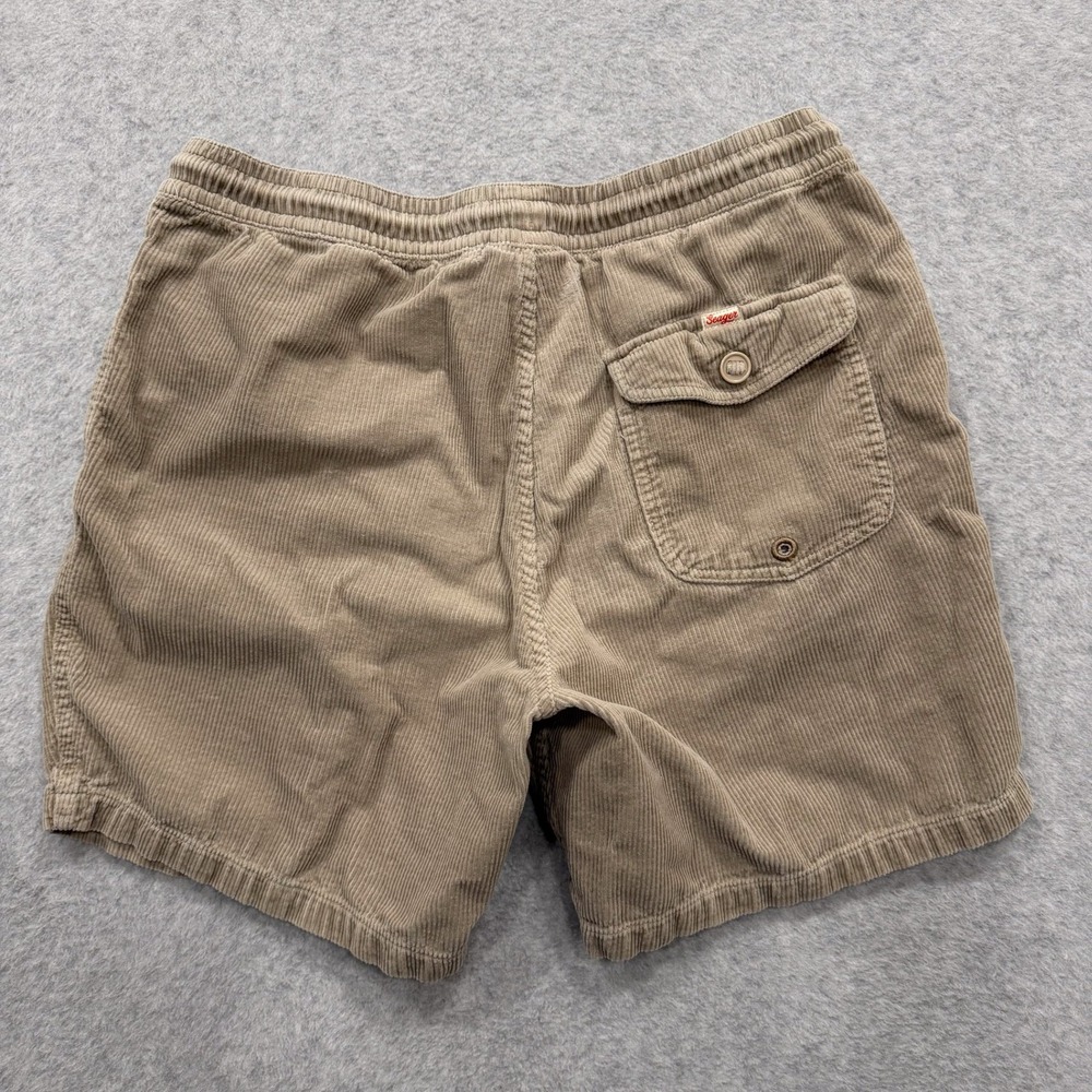 Seager Shorts Mens M Stone Yuma Corduroy - Picture 4 of 10
